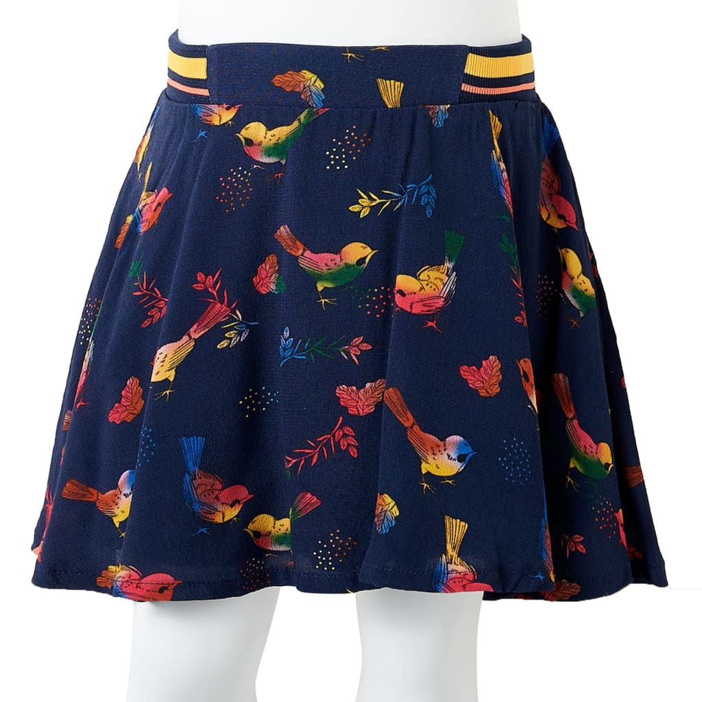 Girls' Skirt Navy Blue 128