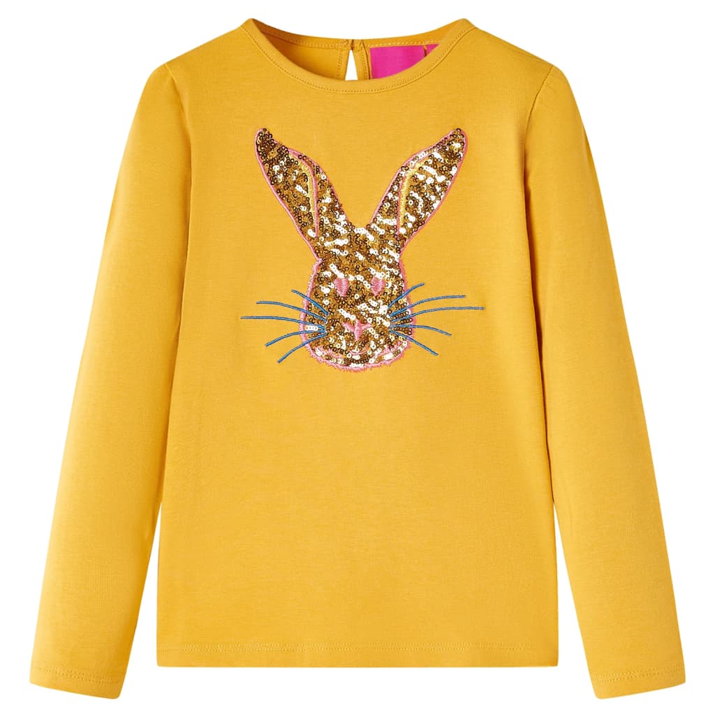 T-shirt enfant manches longues Ocre 128