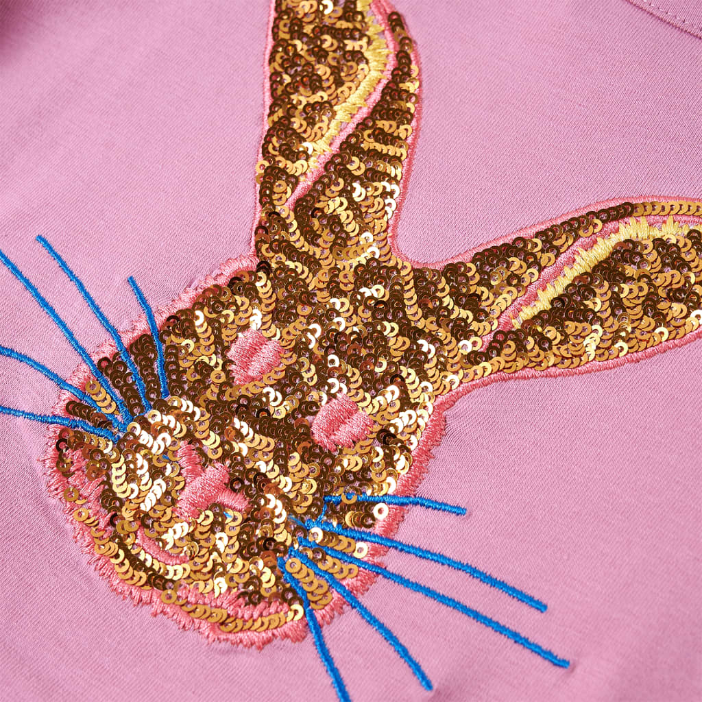 Kids' Long-Sleeve Shirt Dark Pink 92