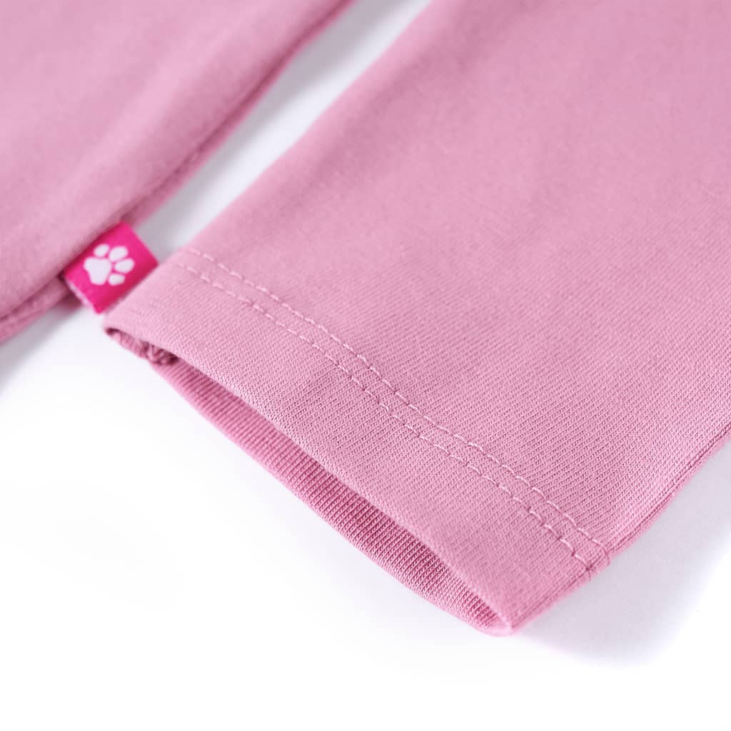 Kids' Long-Sleeve Shirt Dark Pink 92