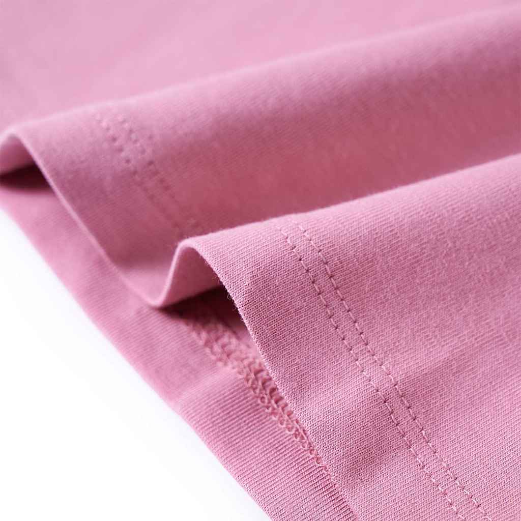 Kids' Long-Sleeve Shirt Dark Pink 92