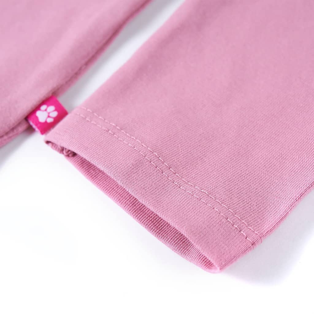 Kids' Long-Sleeve Shirt Dark Pink 116