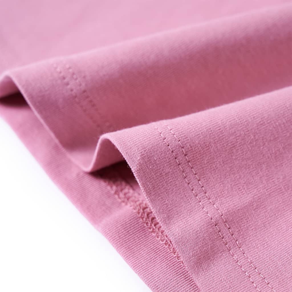 Kids' Long-Sleeve Shirt Dark Pink 116