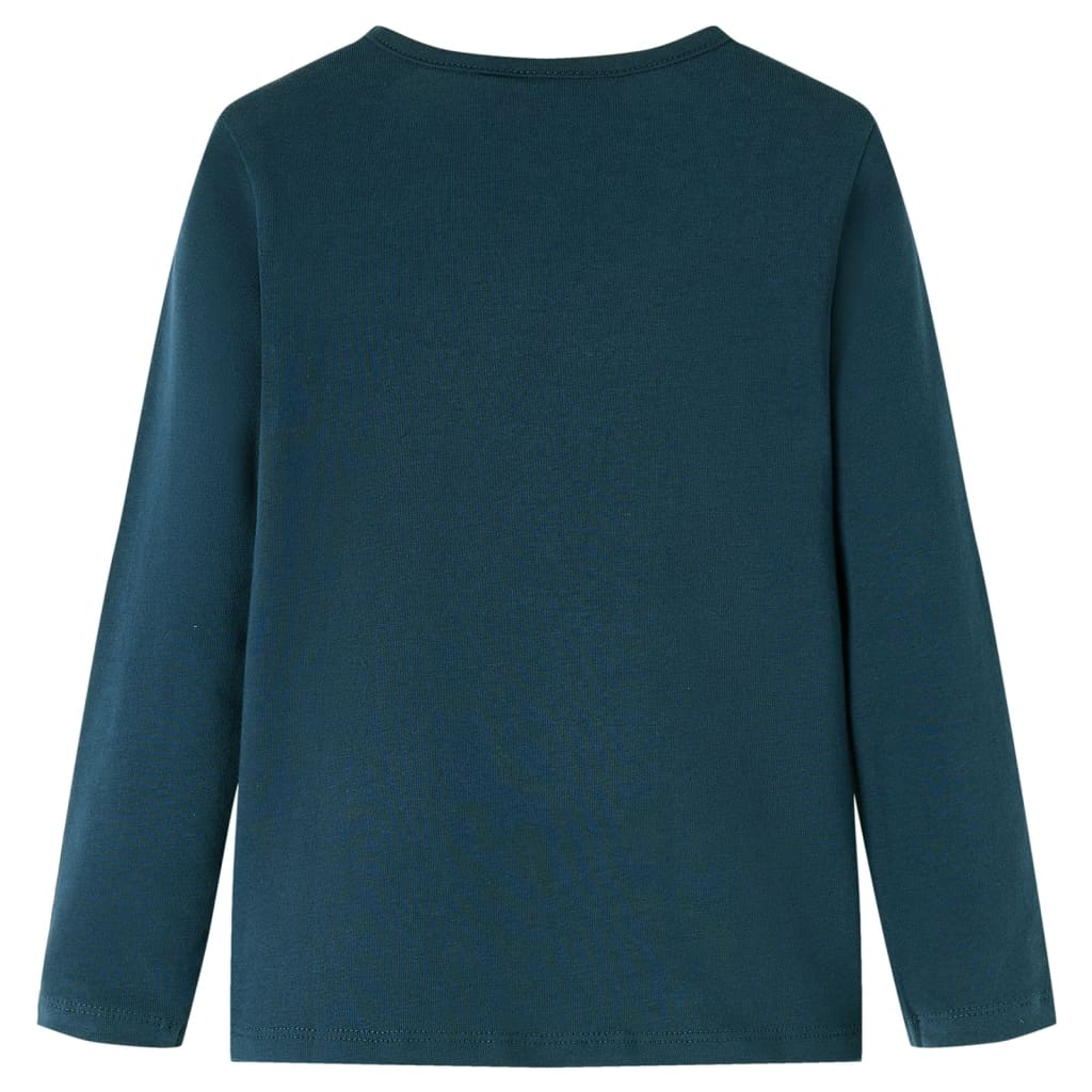 T-shirt manches longues enfant Vert foncé 116
