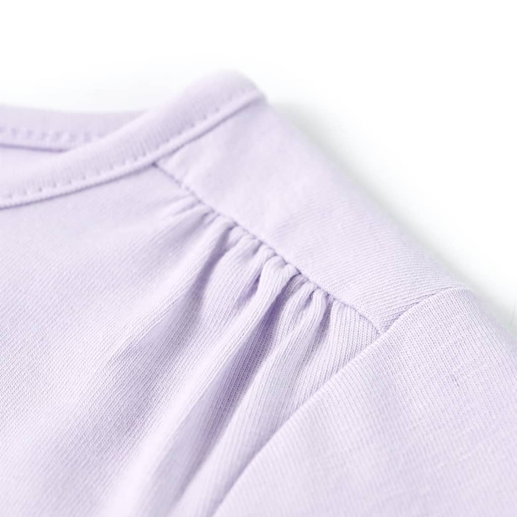 Kids' Long-Sleeve Shirt Light Purple 140