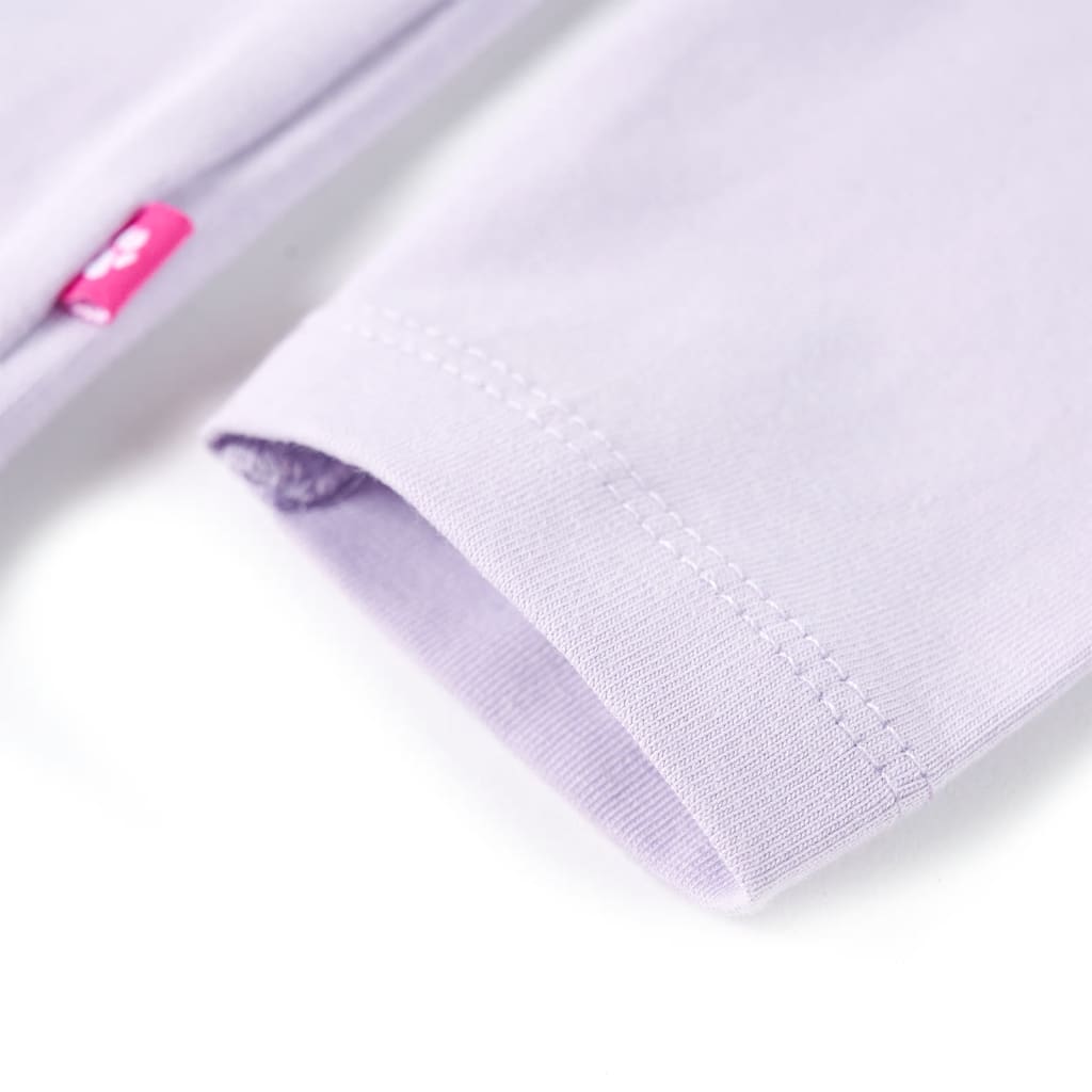 Kids' Long-Sleeve Shirt Light Purple 140