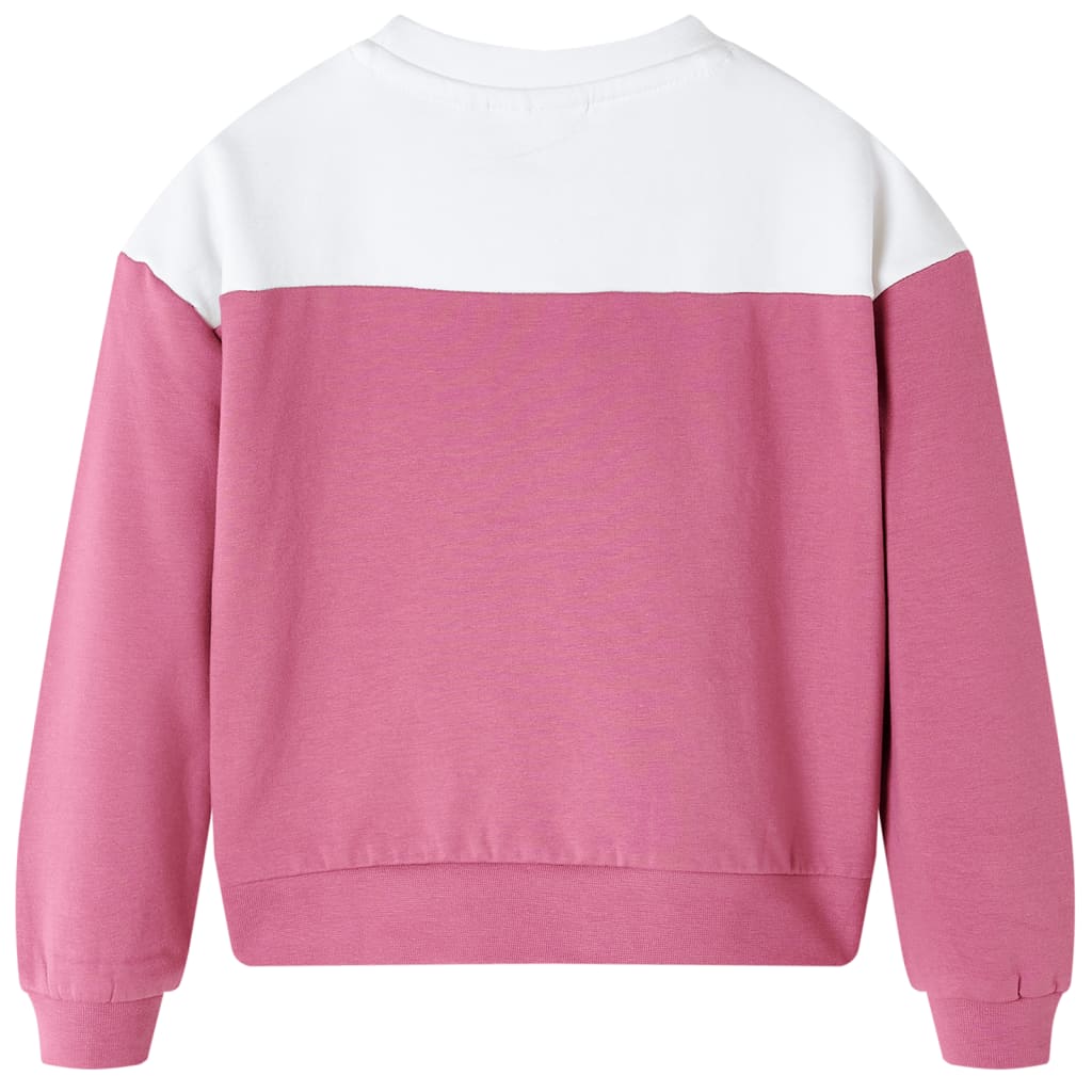 Sweat-shirt enfant rose framboise 116