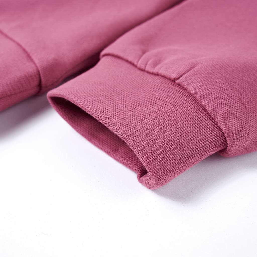 Sweat-shirt enfant rose framboise 116