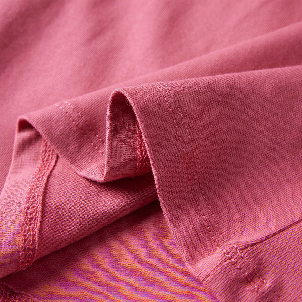 T-shirt manches longues enfant Rose vieilli 128