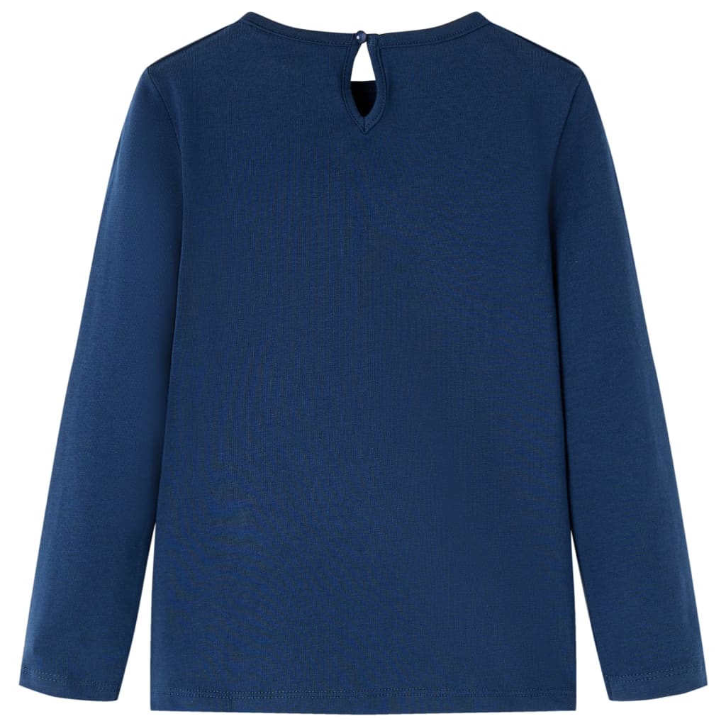 T-shirt manches longues enfant marine 104