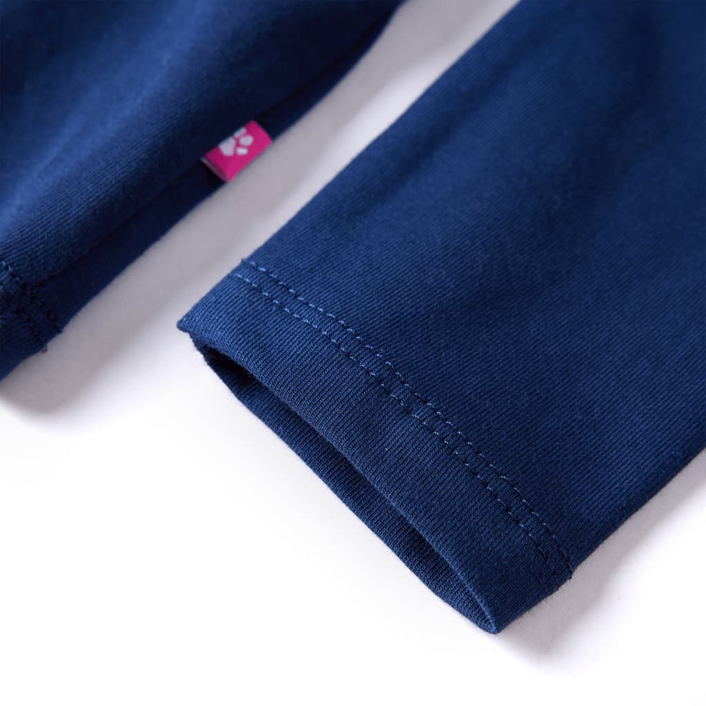 Kids' Long-Sleeve Shirt Navy Blue 116