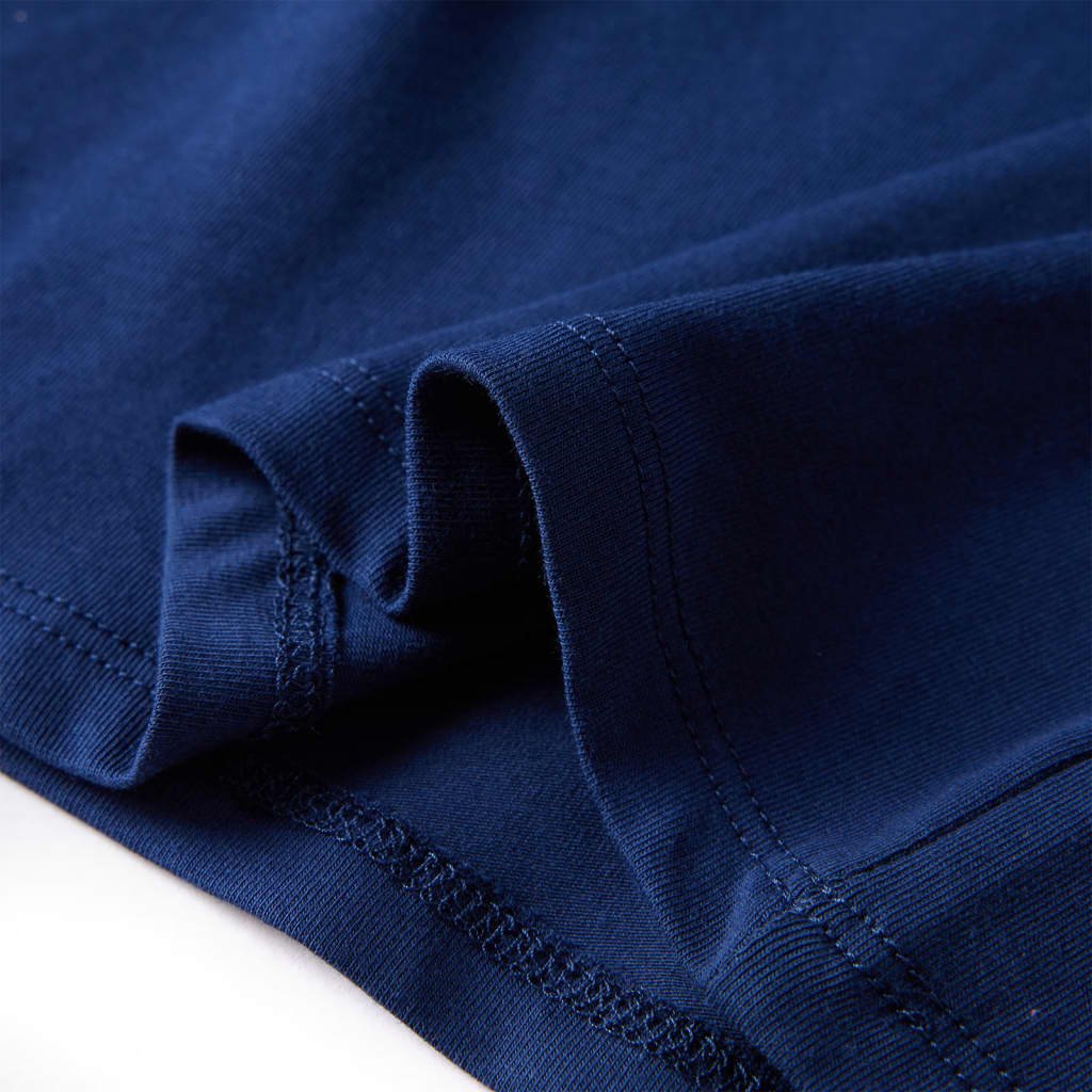 Kids' Long-Sleeve Shirt Navy Blue 116