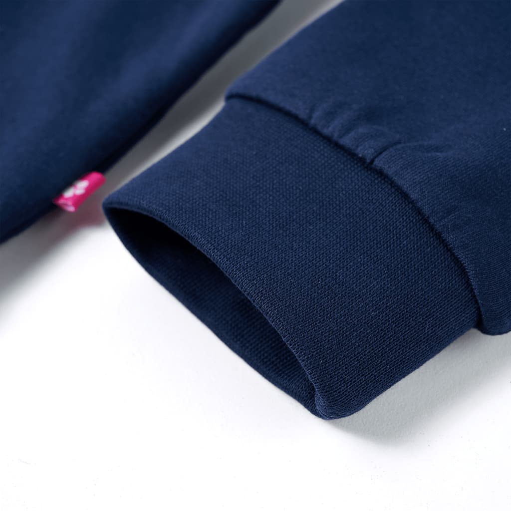 Sweat-shirt enfant bleu marine 104