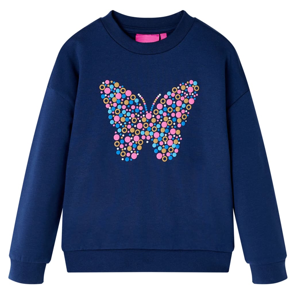 Sweatshirt enfant bleu marine 116