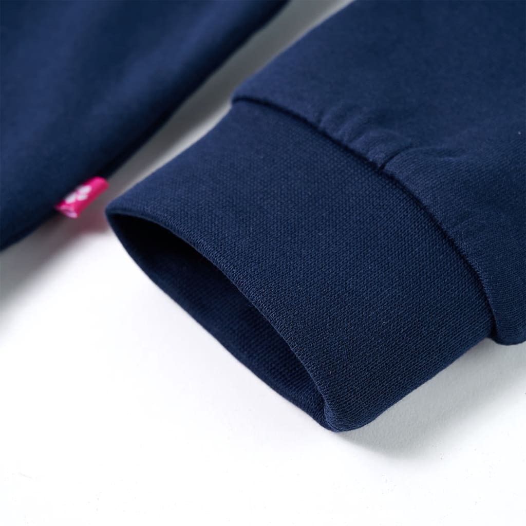Sweatshirt enfant bleu marine 128