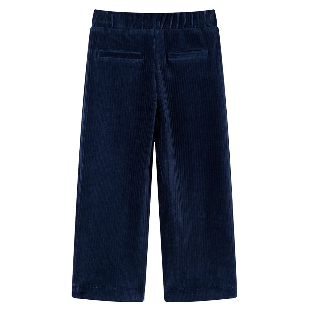 Kids' Corduroy Trousers Navy 104
