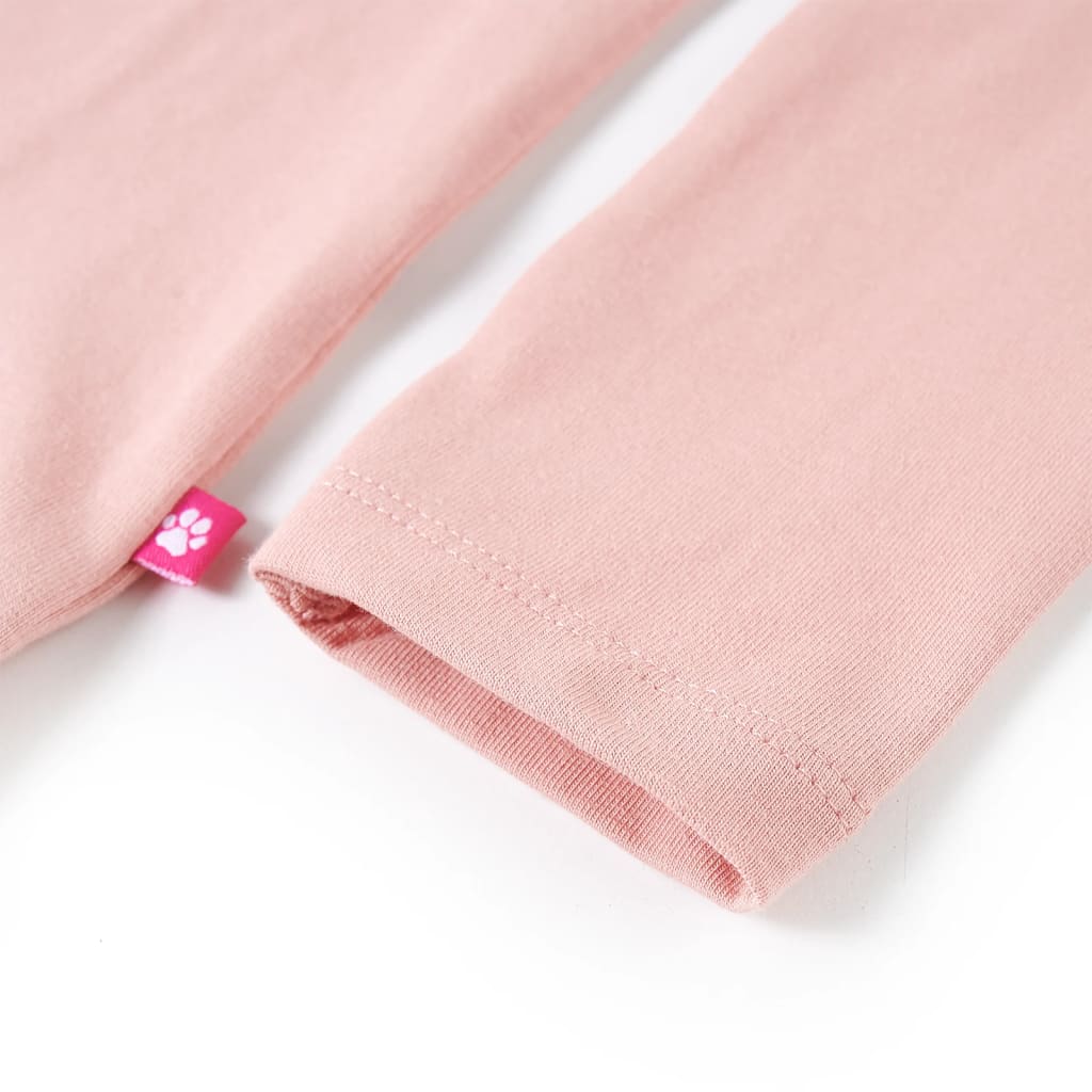 Girls' Long-Sleeved T-Shirt Light Pink 104