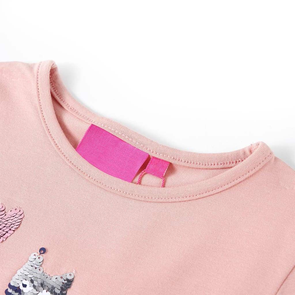 Kids' Light Pink Long-Sleeve Shirt 116
