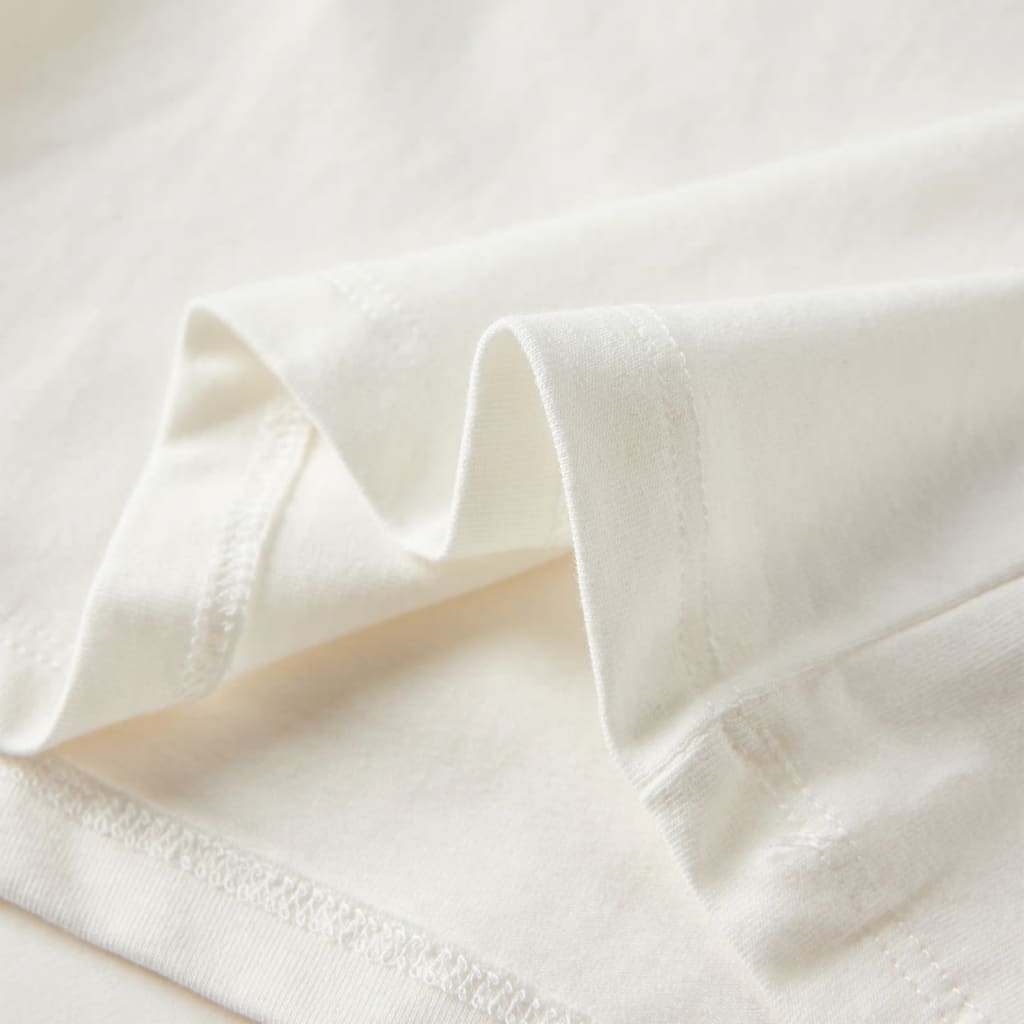 T-shirt manches longues enfant écru 128