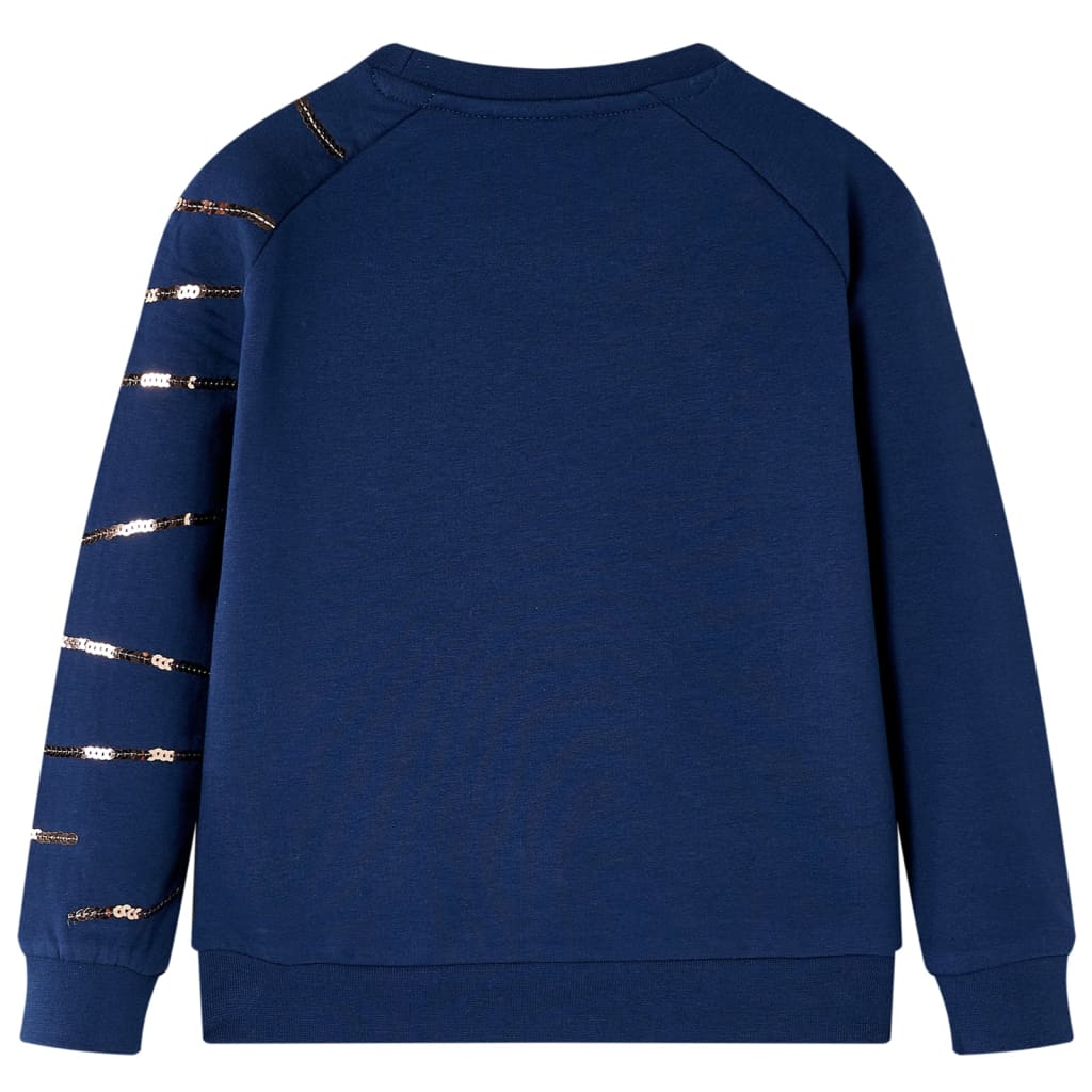 Sweat-shirt enfant bleu marine 104
