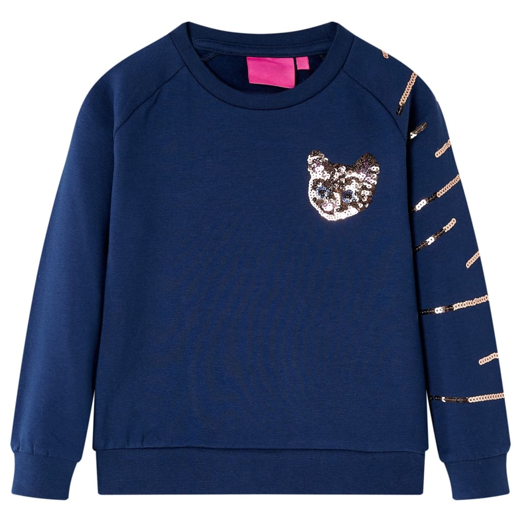 Kids' Sweatshirt Navy Blue 128