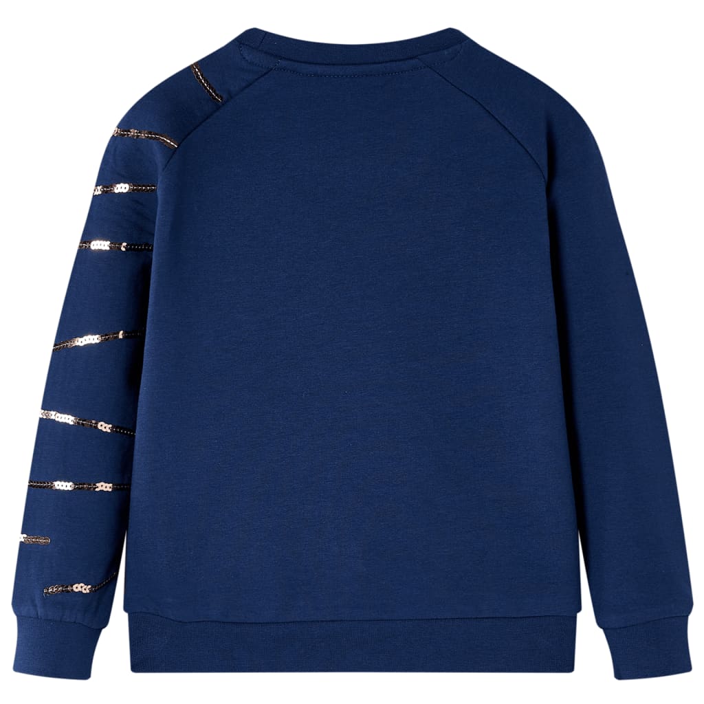 Kids' Sweatshirt Navy Blue 128