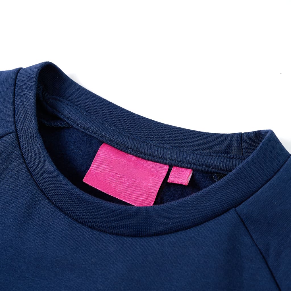 Kids' Sweatshirt Navy Blue 128