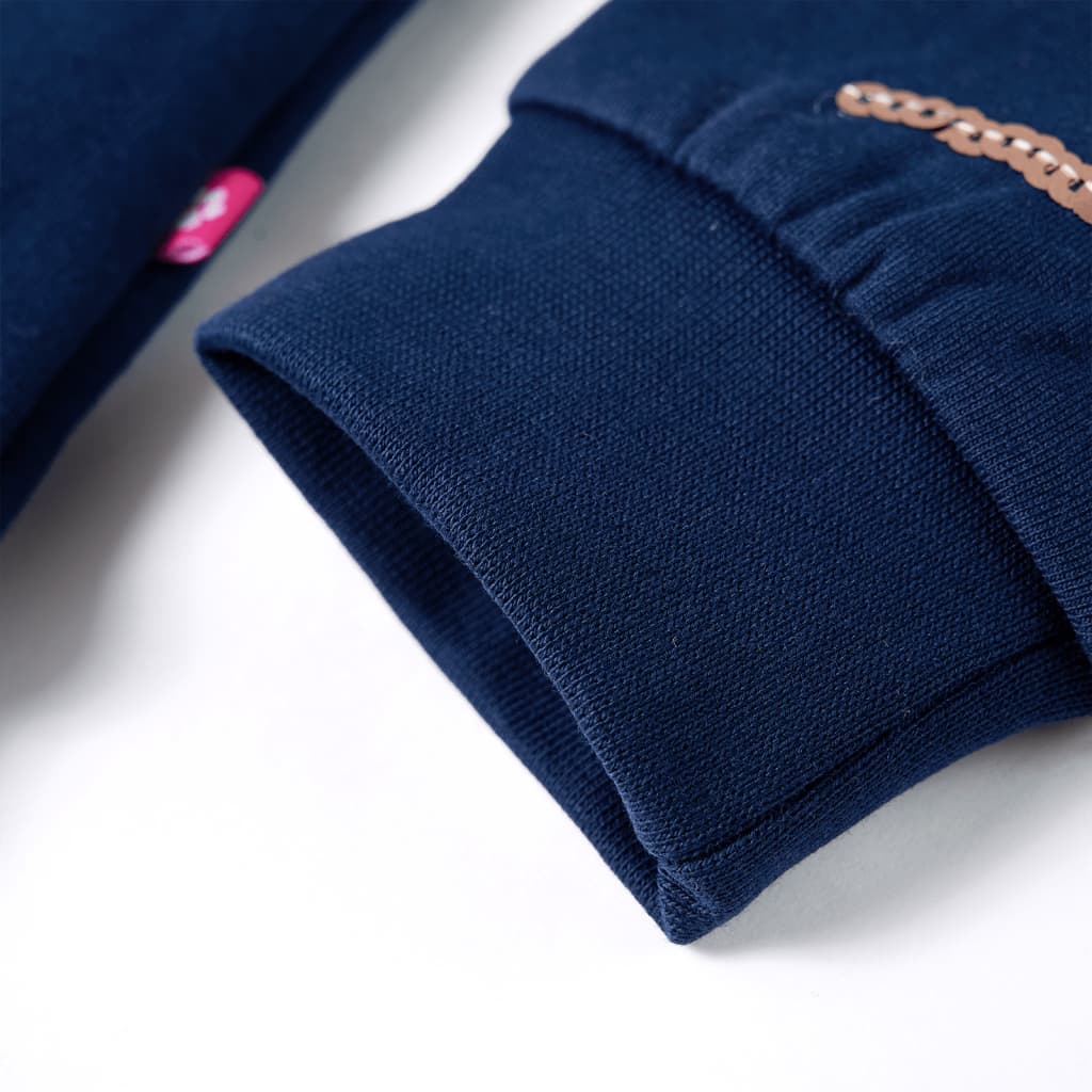 Kids' Sweatshirt Navy Blue 128