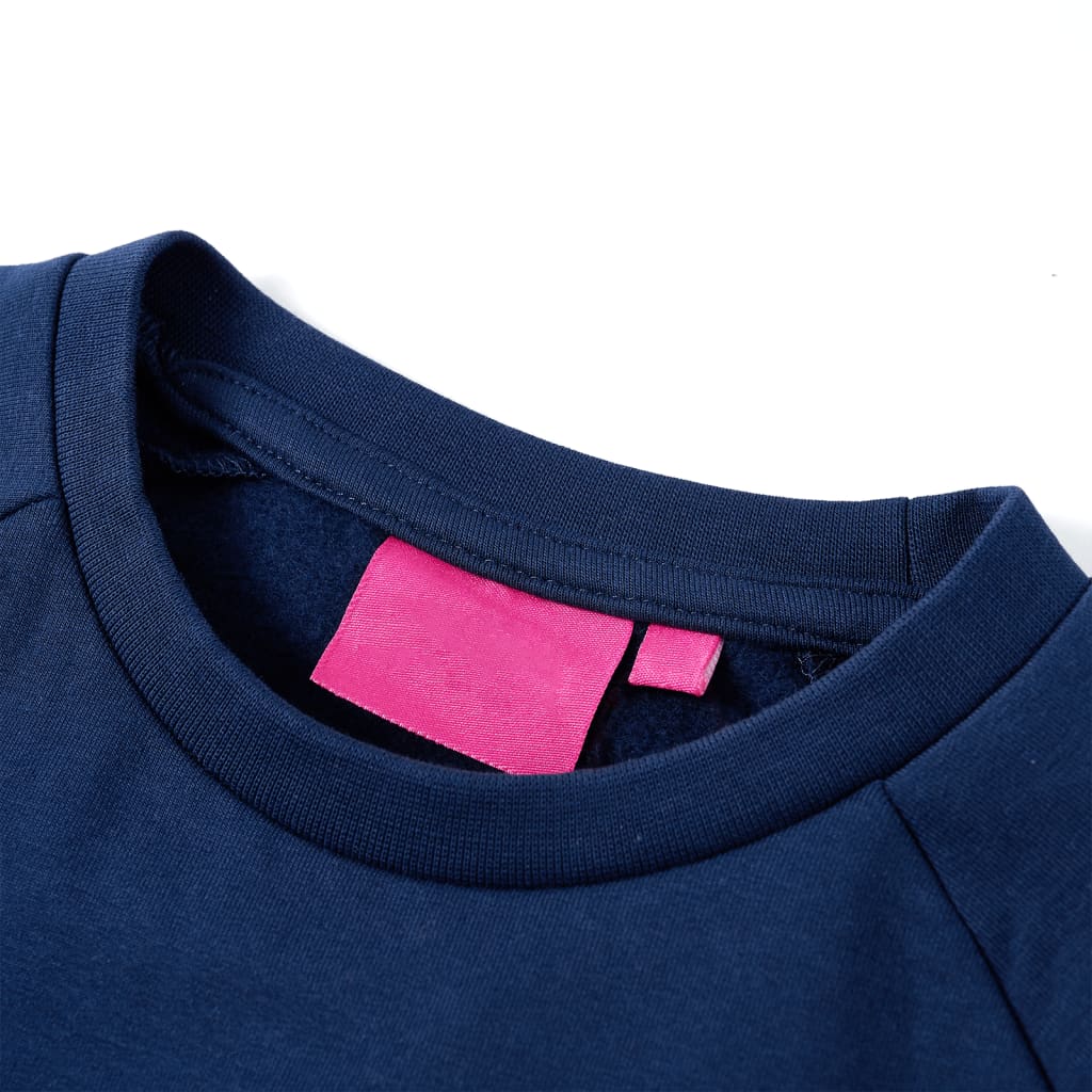 Sweat-shirt enfant bleu marine 140