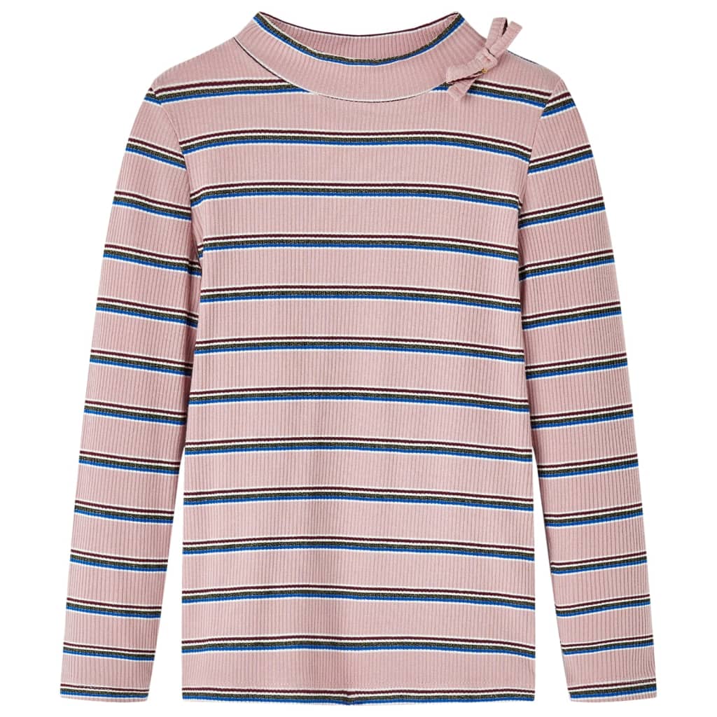 Kids' Long-Sleeve Shirt Light Pink 128