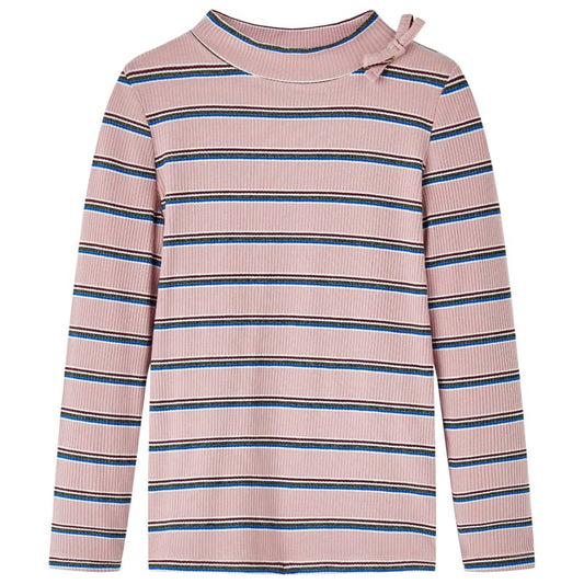 Kids' Long-Sleeve Shirt Light Pink 128