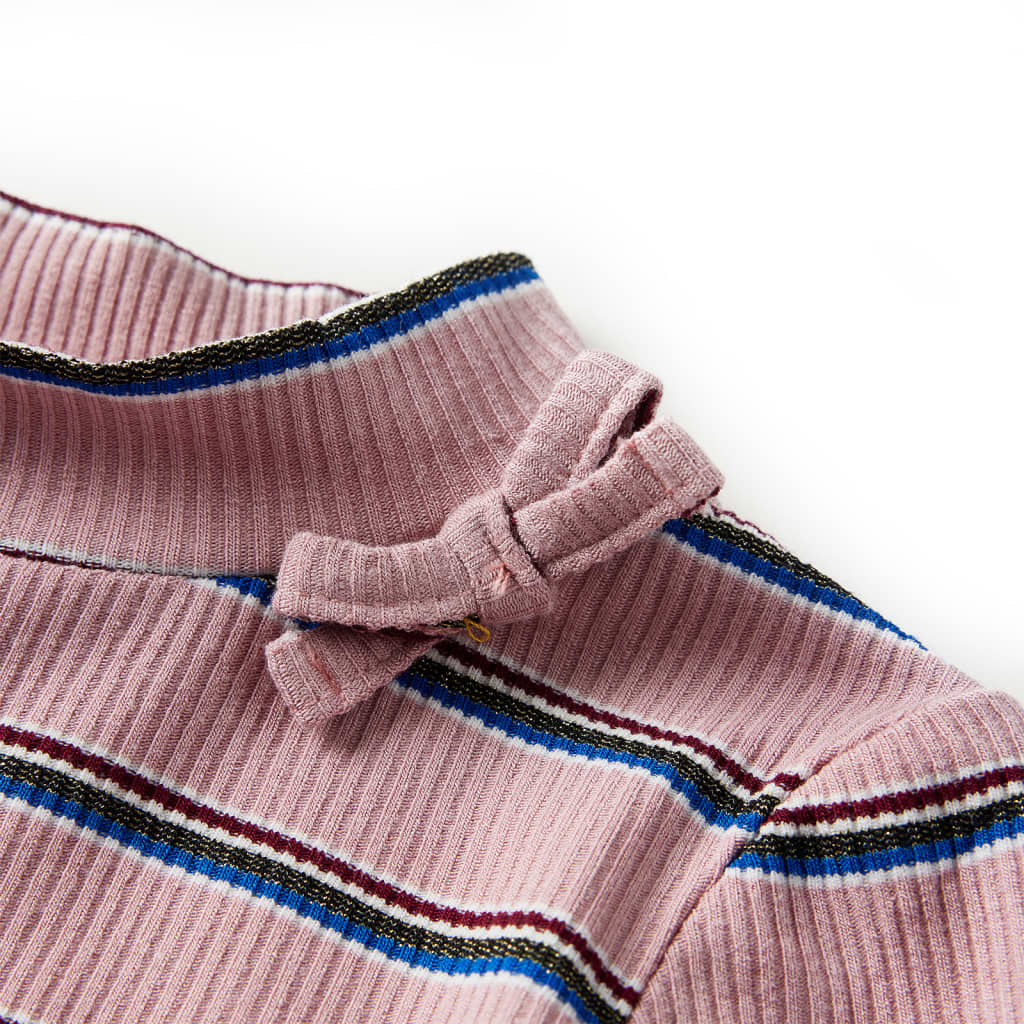 Kids' Long-Sleeve Shirt Light Pink 128