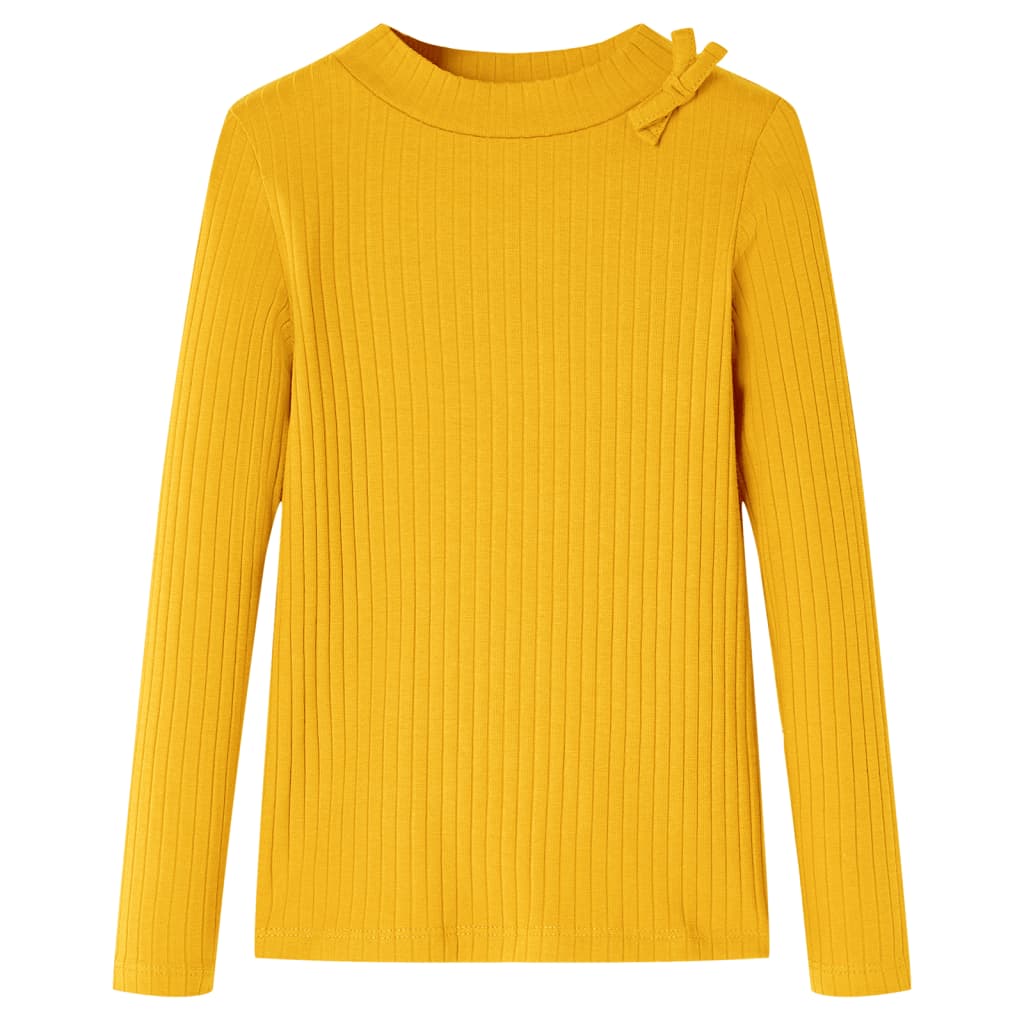 Kids' Long-Sleeved Shirt Ochre 92