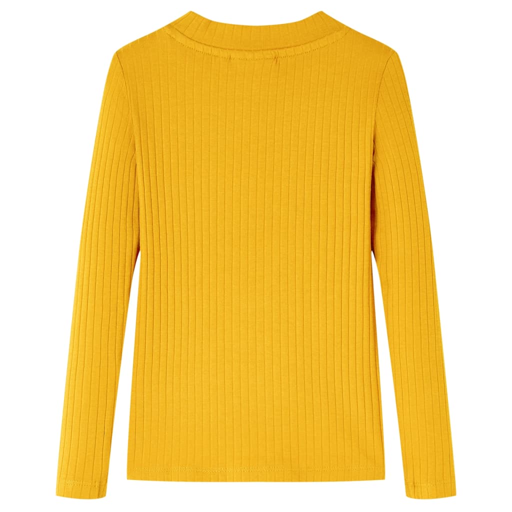 Kids' Long-Sleeved Shirt Ochre 92