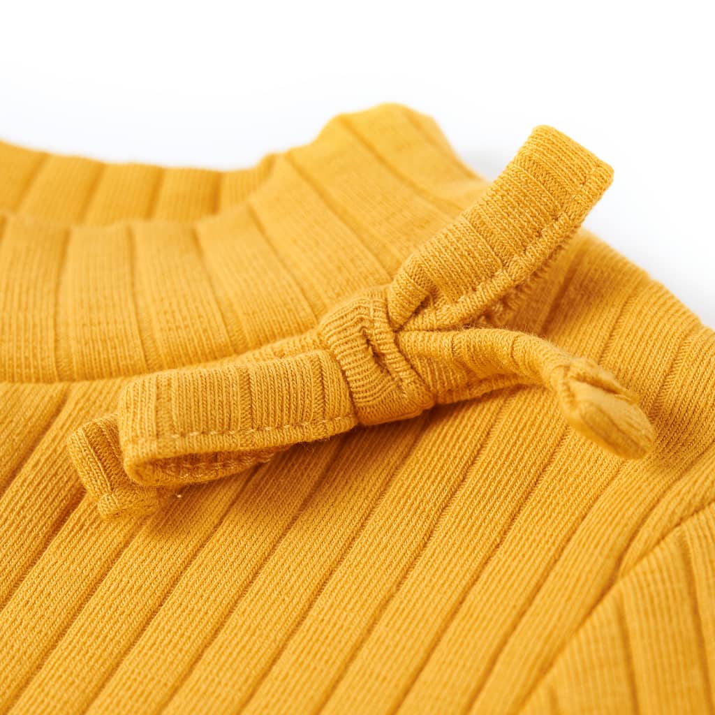 Kids' Long-Sleeved Shirt Ochre 92