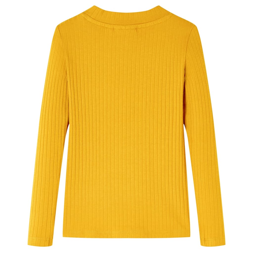 Children's Long-Sleeved Shirt Ochre 116