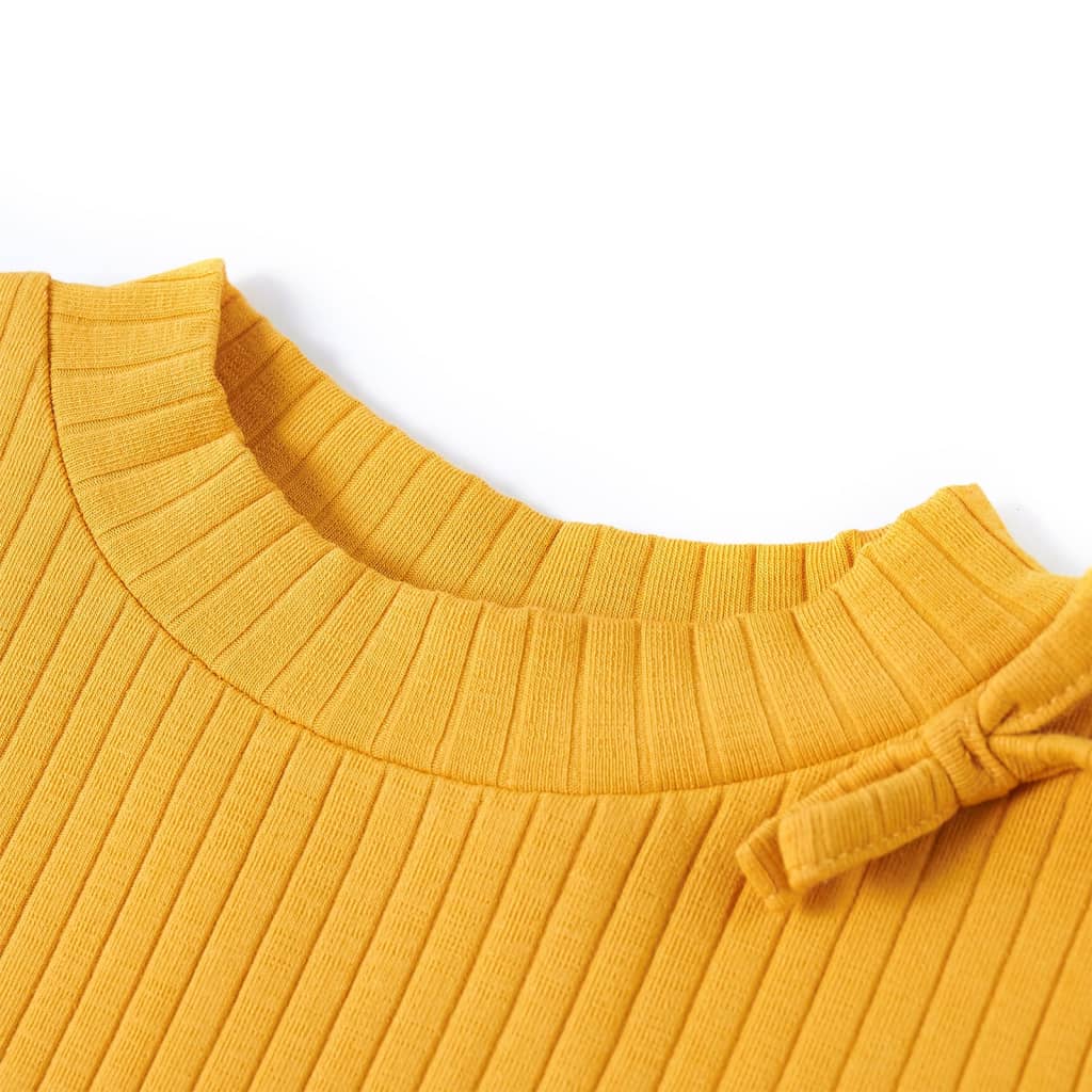 Children's Long-Sleeved Shirt Ochre 116