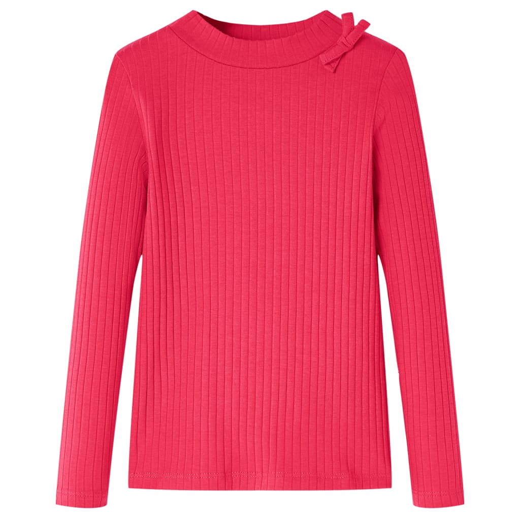 T-shirt manches longues enfant rose vif 92