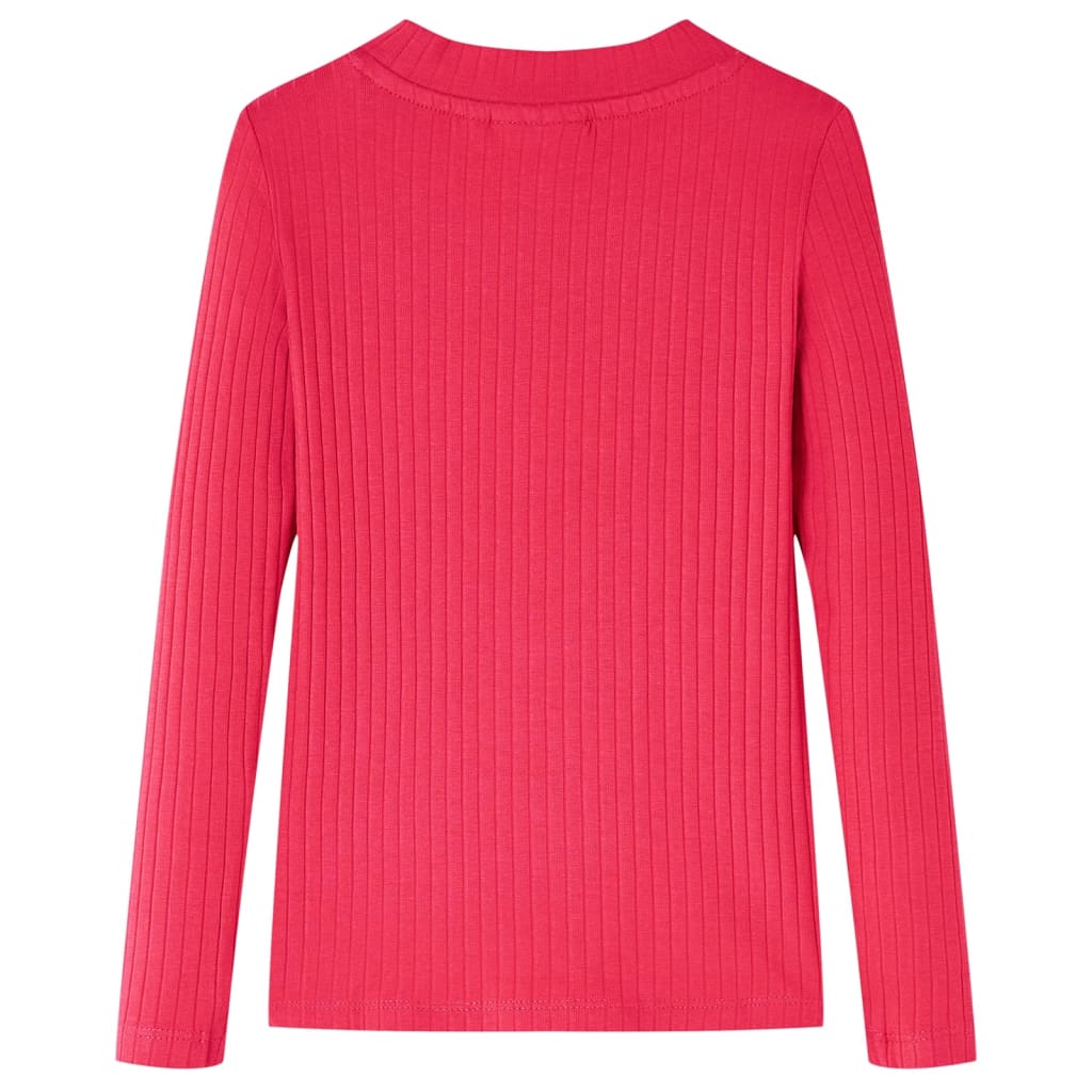 T-shirt manches longues enfant rose vif 92