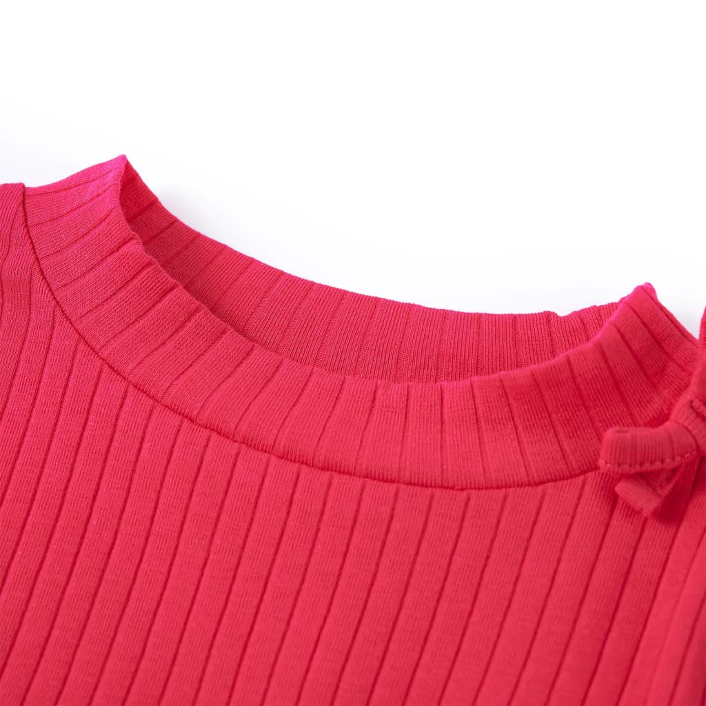 T-shirt manches longues enfant rose vif 92