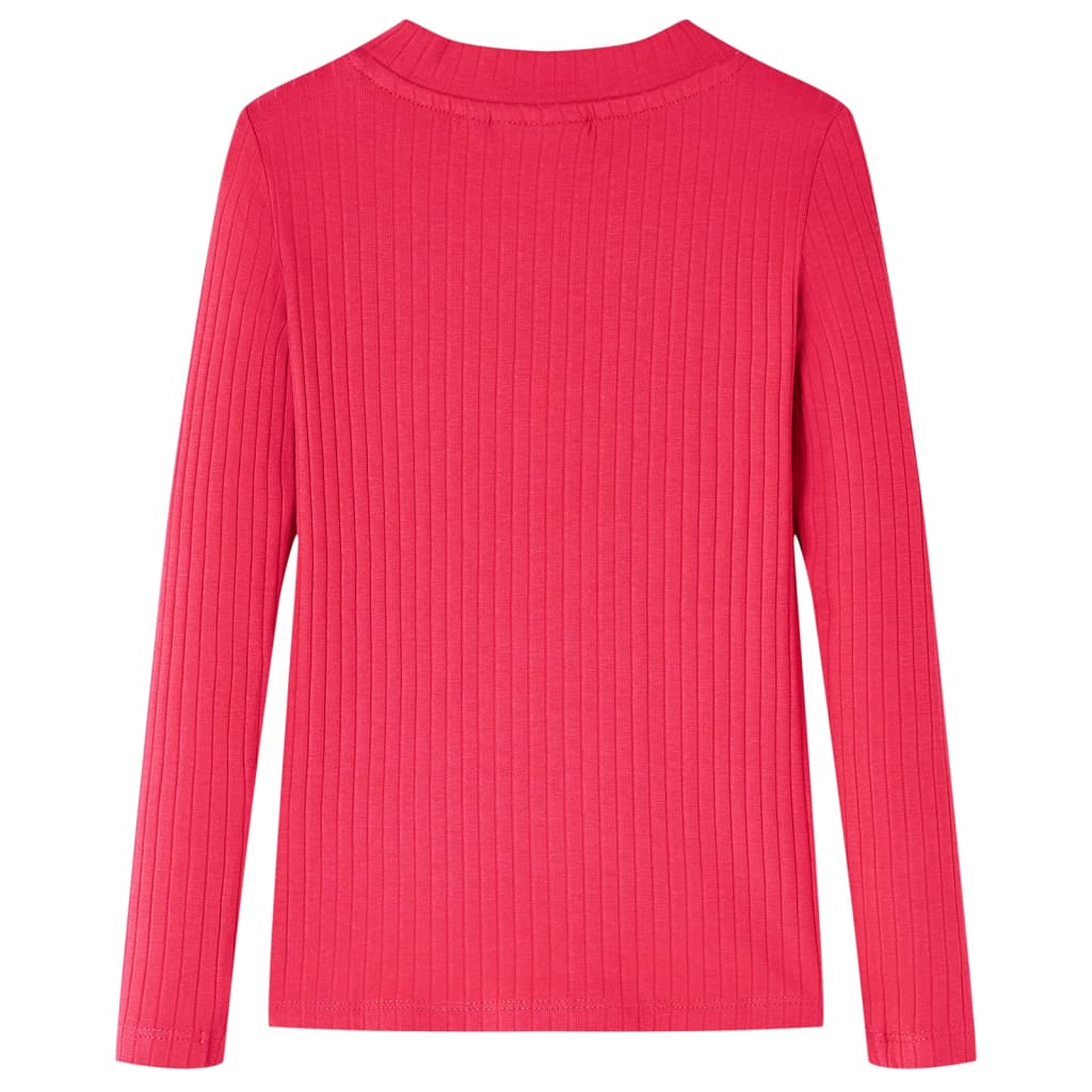 T-shirt manches longues enfant rose vif 104