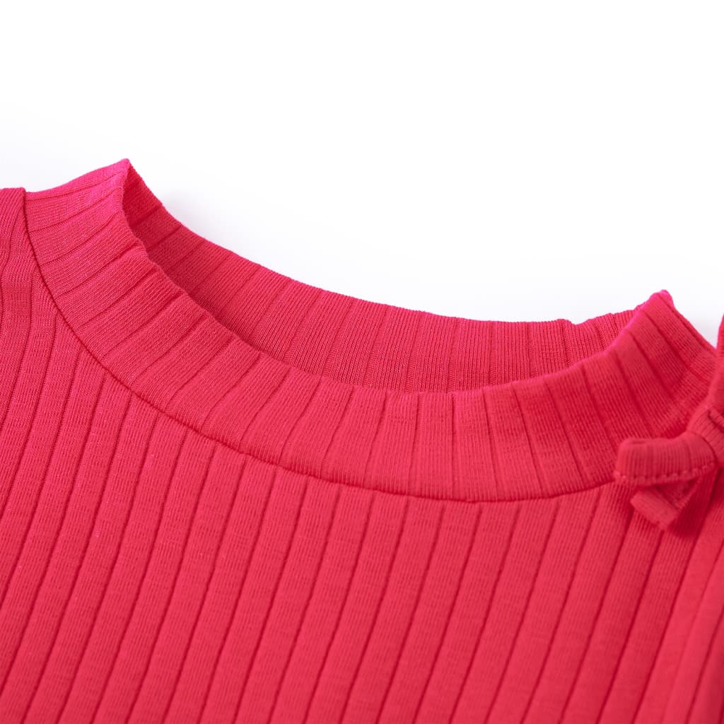 T-shirt manches longues enfant rose vif 128