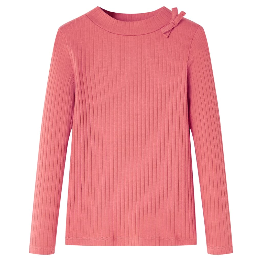 Kinder-Langarmshirt Altrosa 92