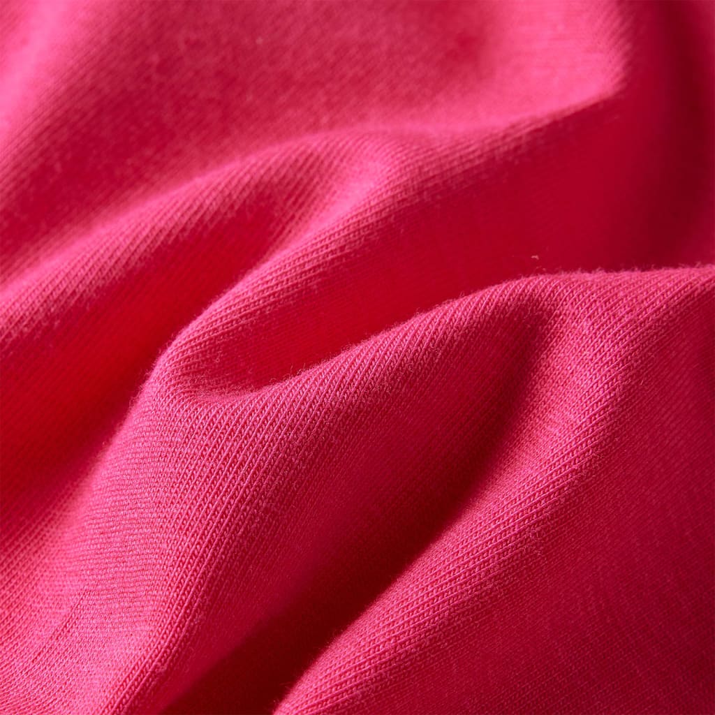 T-shirt manches longues enfant rose vif 104