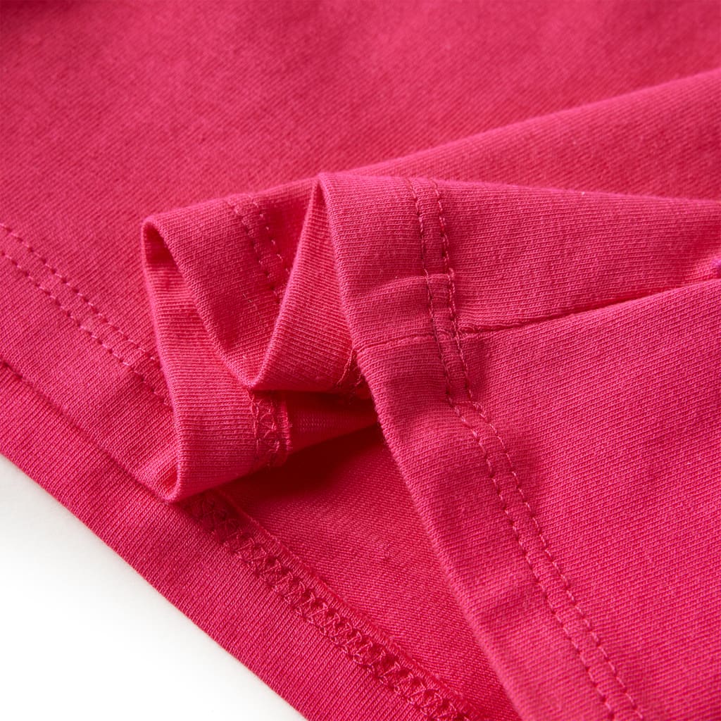 Kids' Long-Sleeve Shirt Hot Pink 140