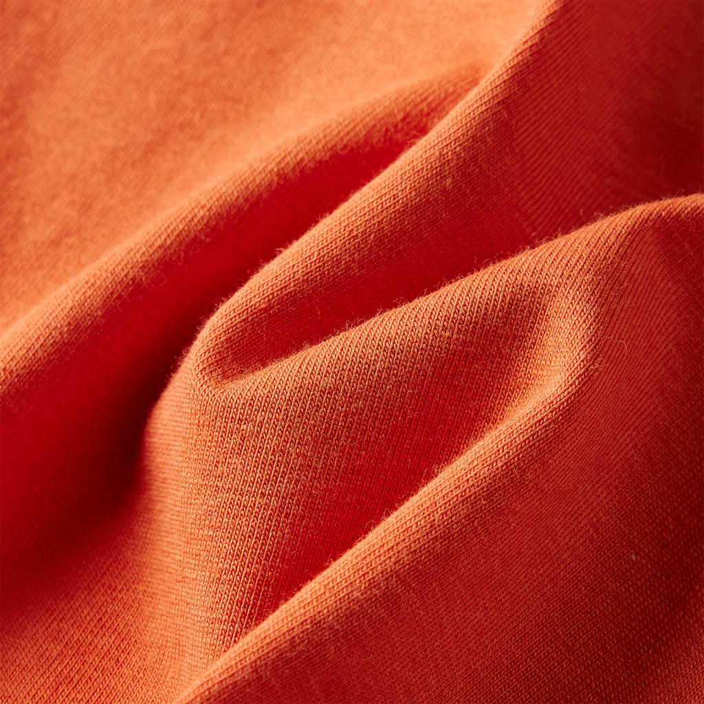 T-shirt à manches longues enfant orange foncé 116