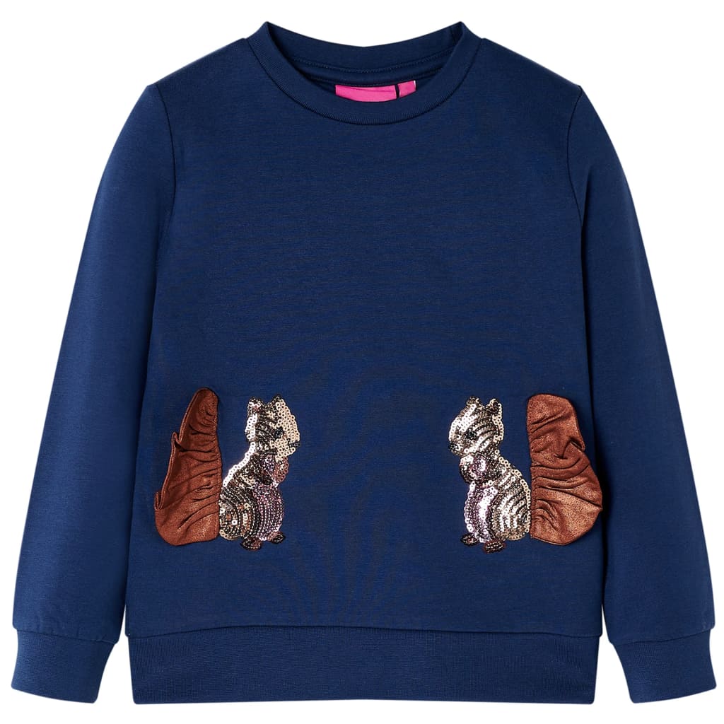 Sweat-shirt enfant bleu marine 140