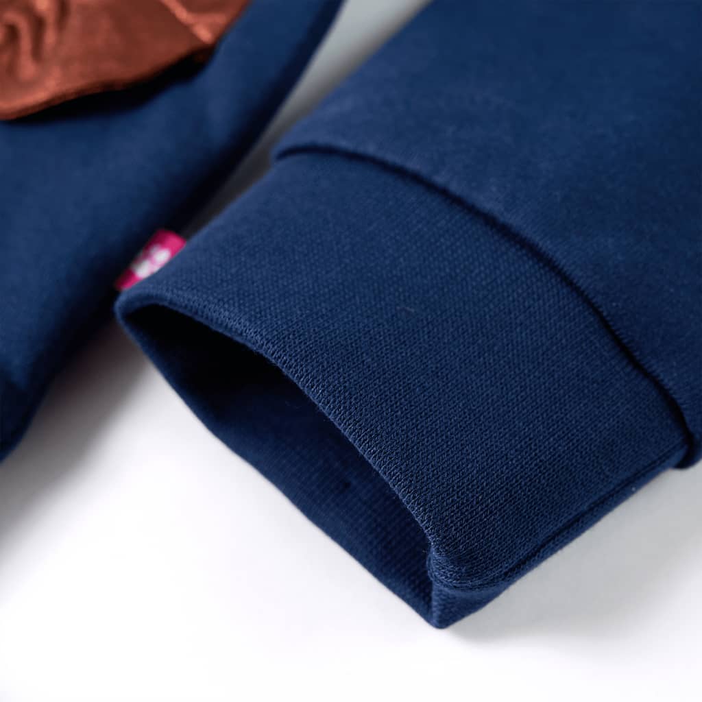 Sweat-shirt enfant bleu marine 140