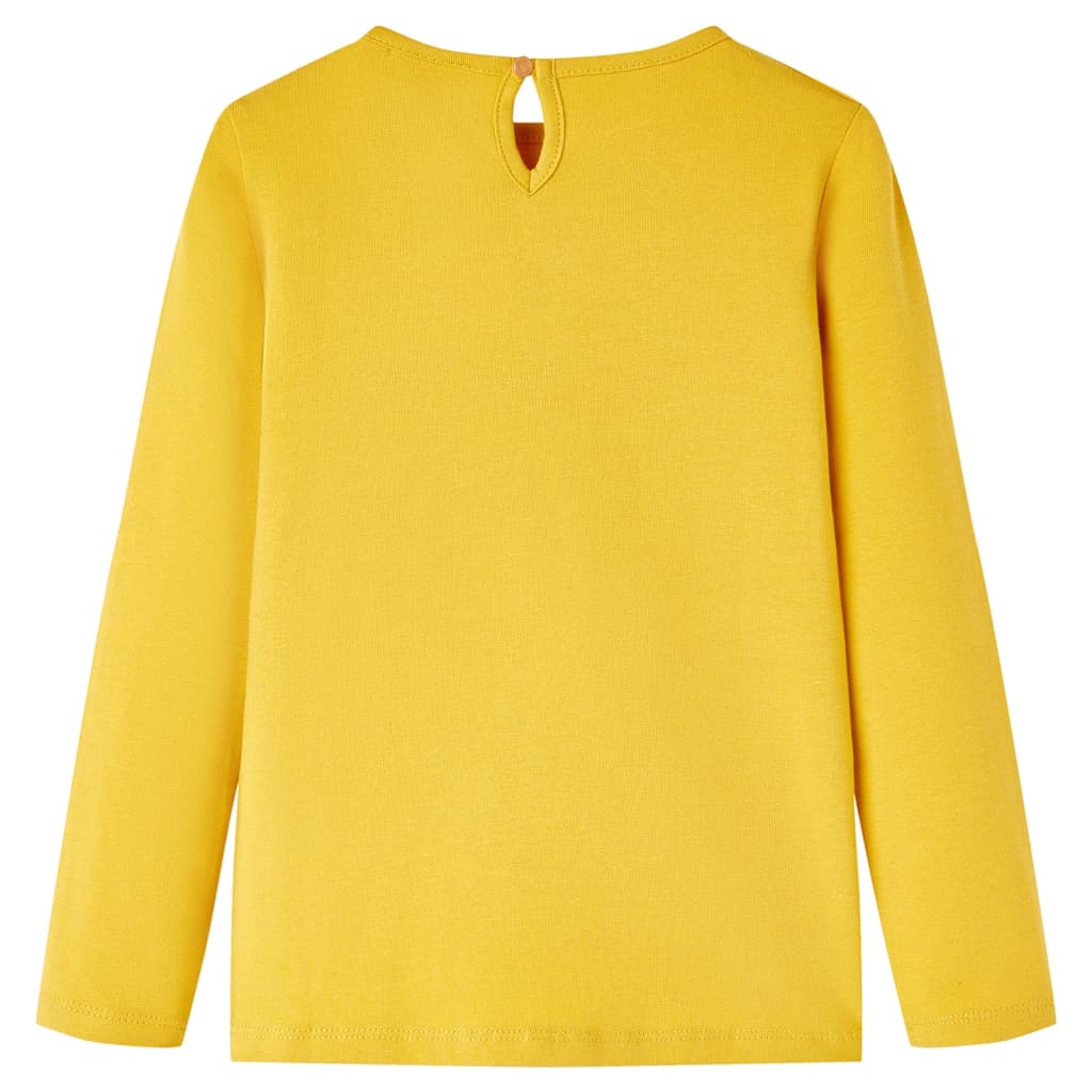Children's Long-Sleeved Shirt Ochre 116