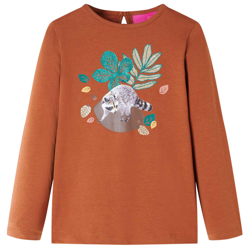 T-shirt manches longues enfant Cognac 128